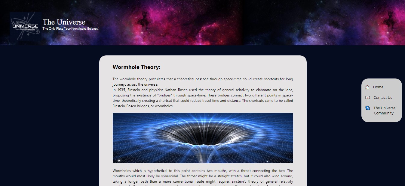 Cosmology Project